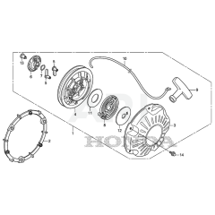 Recoil Starter for Honda GXR120RT