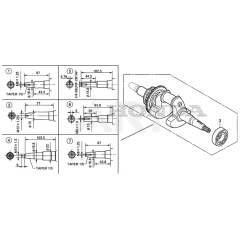 Crankshaft Assembly for Honda