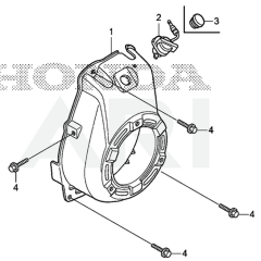 Fan Cover for Honda GXR120RT