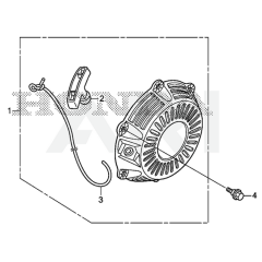 Recoil Starter for Honda GXR120UT