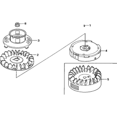 Flywheel Assembly for Honda GXV160UH2