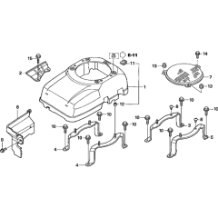 Fan Cover for Honda GXV340RT2