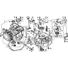 Cylinder Barrel/Oil Pan Assembly