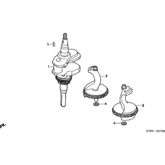 Crankshaft Assembly for Honda