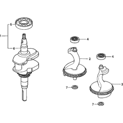 Crankshaft Assembly Honda GXV390