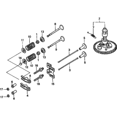 Camshaft Assembly for Honda GXV390K1
