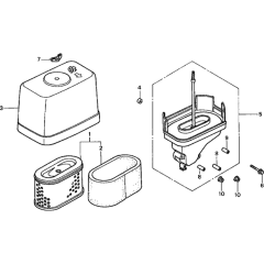 Air Cleaner Assembly Honda GXV390K1