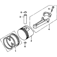 Piston Assembly for Honda GXV390RT1