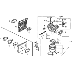Carburetor Assembly for Honda