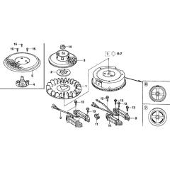 Flywheel Assembly for Honda