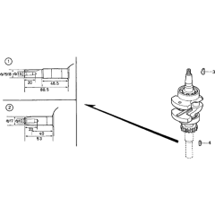 Crankshaft Assembly for GXV50