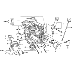 Crankcase Assembly for GXV530U