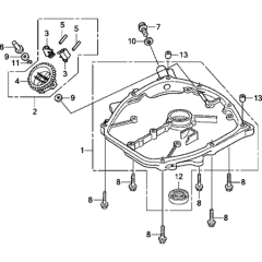 Crankcase Side Cover for GXV57