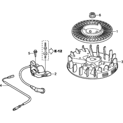 Flywheel/Ignition Coil for GXV57