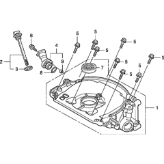 Oil Case Assembly for Honda GXV57U