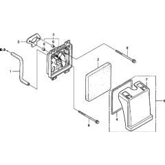 Air Cleaner for Honda GXV57U