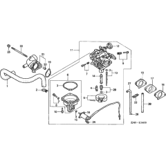 Carburetor Assembly for GXV610