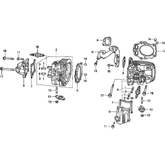 Cover Head Assembly for Honda GXV610