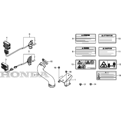 Parts for Honda GXV630RH