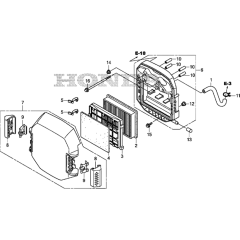 Air Filter for Honda GXV630RH
