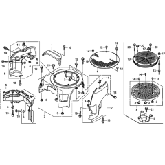 Fan Cover for Honda GXV660R
