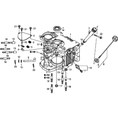 Crankcase Assembly for GXV660R