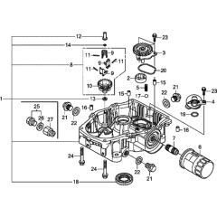 Oil Pan Assembly for Honda GXV660R