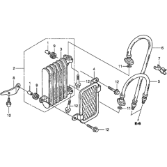 Oil Cooler Assembly for Honda