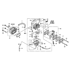 Carburetor Assembly Honda GXV670U