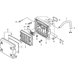 Air Filter Assembly for GXV670U