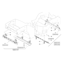 Scraper for Hamm Rollers