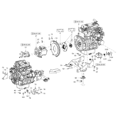 Pump Drive & Engine Assembly