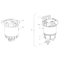 Fuel Filter for Hamm Rollers