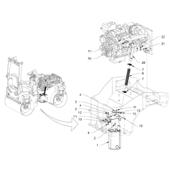 Exhaust System for Hamm Rollers