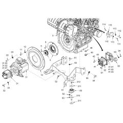 Pump Drive & Engine Assembly