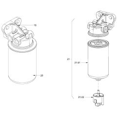 Fuel Filter for Hamm Rollers