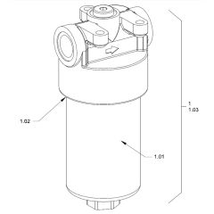 Hydraulic Oil Filter for Hamm
