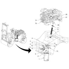 Exhaust System for Hamm Rollers