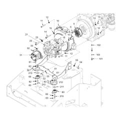 Pump Drive & Engine Assembly