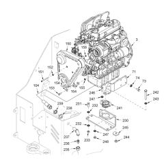 Pump Drive & Engine Assembly