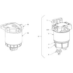Fuel Filter for Hamm HD8 - 10C