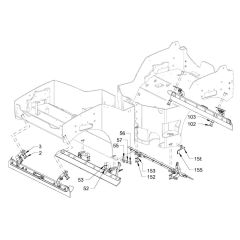 Scraper for Hamm Rollers
