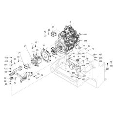 Pump Drive & Engine Assembly