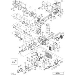Hikoki H90SG Main Assembly
