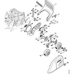 Hand Guard & Chain Brake