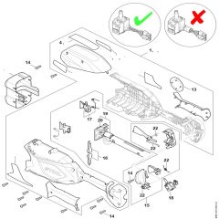 Handle Housing Cover for Stihl HLA 66
