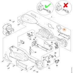 Handle Housing for Stihl HLA 86