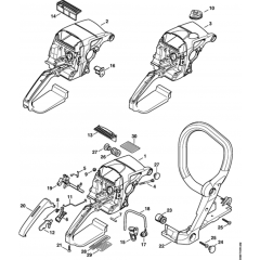 Handle Housing for Stihl Chainsaws