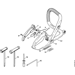 Handle Frame & Tools for Stihl MS170