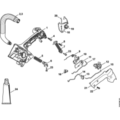 Handle Housing for Stihl MS201T